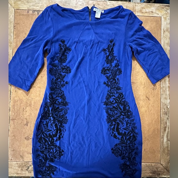 H&M blue dress women's size medium - Picture 1 of 3